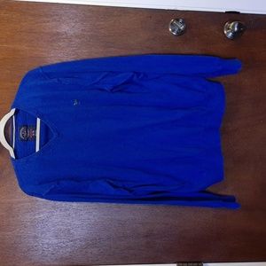 American Eagle Outfitters Sweater - Size XL Blue V-Neck